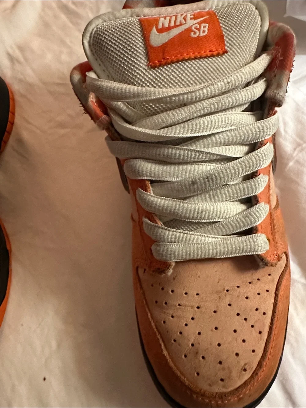 Nike SB Dunk Low Orange lobsters Low-Top Sneakers - Picture 3 of 16